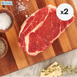 Thrive Market - Grass-Fed Organic Boneless Beef Ribeye Steak, 2 pack